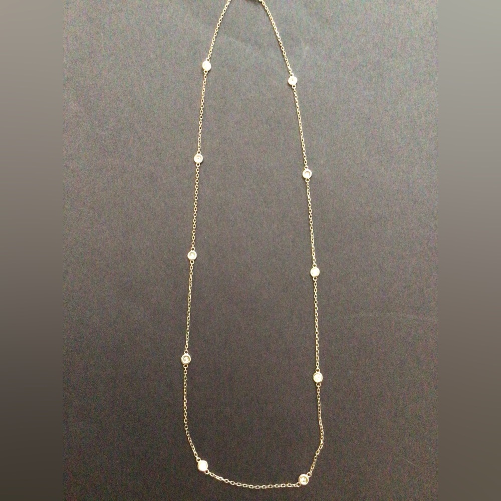 Diamond Dot Stationery Necklace
